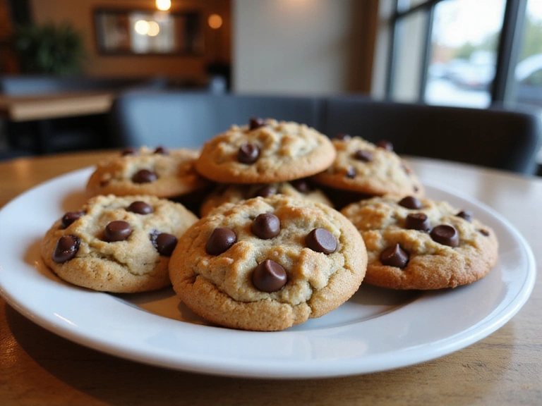 Εικόνα που απεικονίζει cookies σε ένα πιάτο